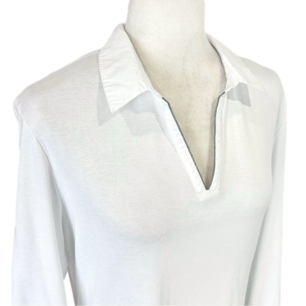 Caroll Paris white polo shirt